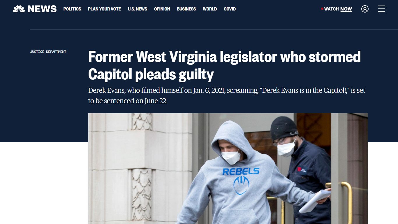 Former West Virginia legislator who stormed Capitol pleads guilty